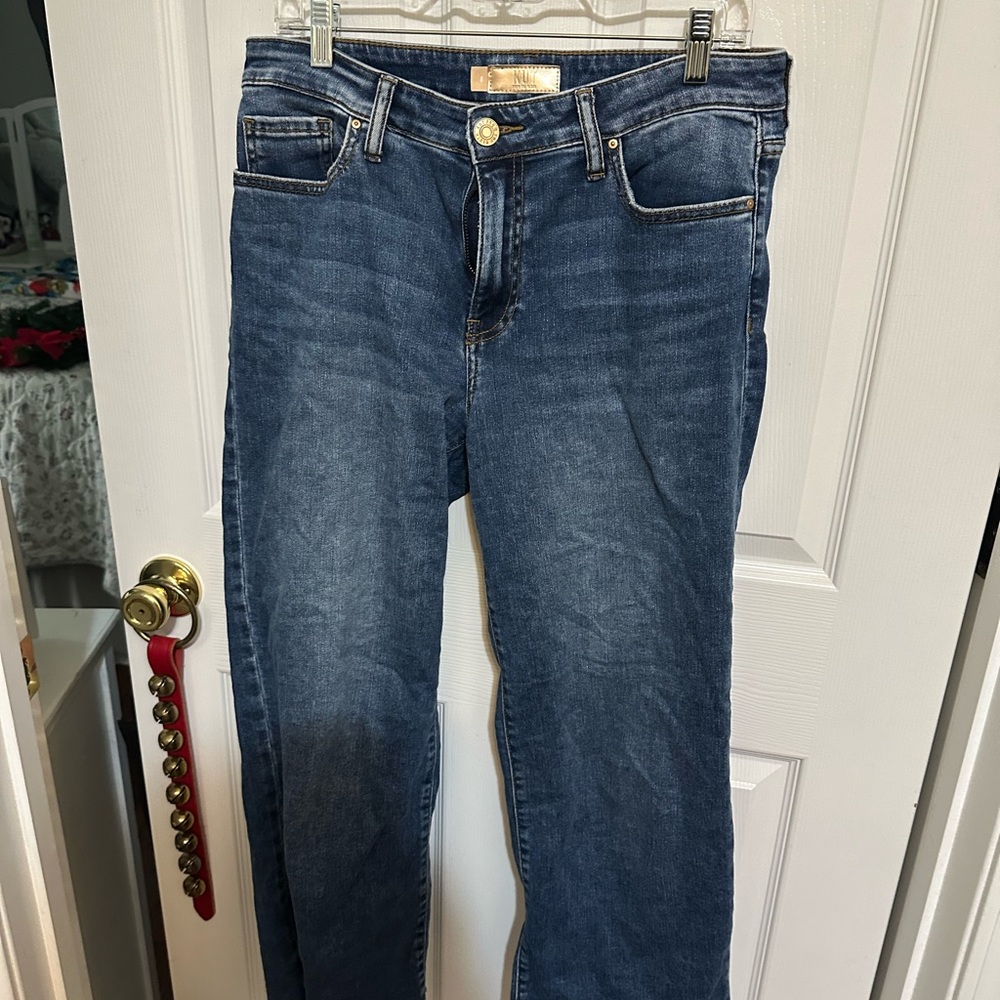Kut from the Kloth Dark Blue Straight Leg Jeans
